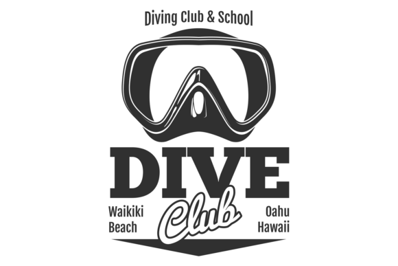 Diving Club School Logo: Graphics & Illustrations