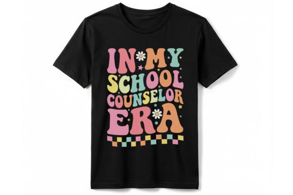 In My School Counselor Era T-Shirt Graphics and T-Shirt Designs