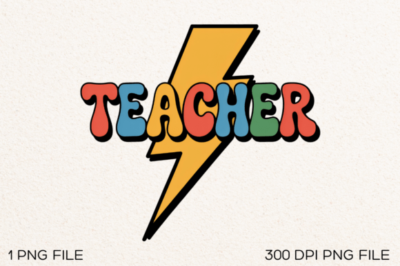 Teacher Sublimation PNG Design